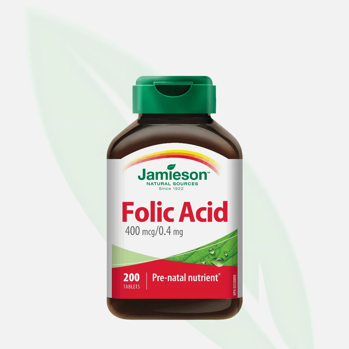 JAMIESON Folic Acid 400mcg Prenatal Supplement 200 Tablets JAMIESON Folic Acid 400mcg Prenatal Supplement 200 Tablets