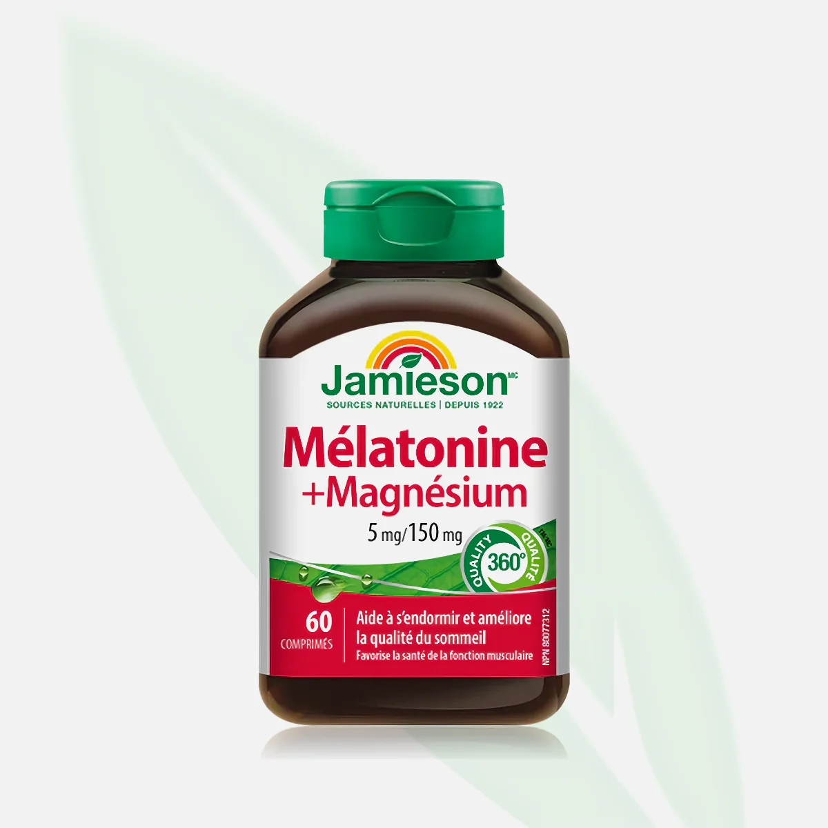 JAMIESON Melatonin 5mg + Magnesium 150mg Sleep Support 60 Tablets JAMIESON Melatonin 5mg + Magnesium 150mg Sleep Support 60 Tablets