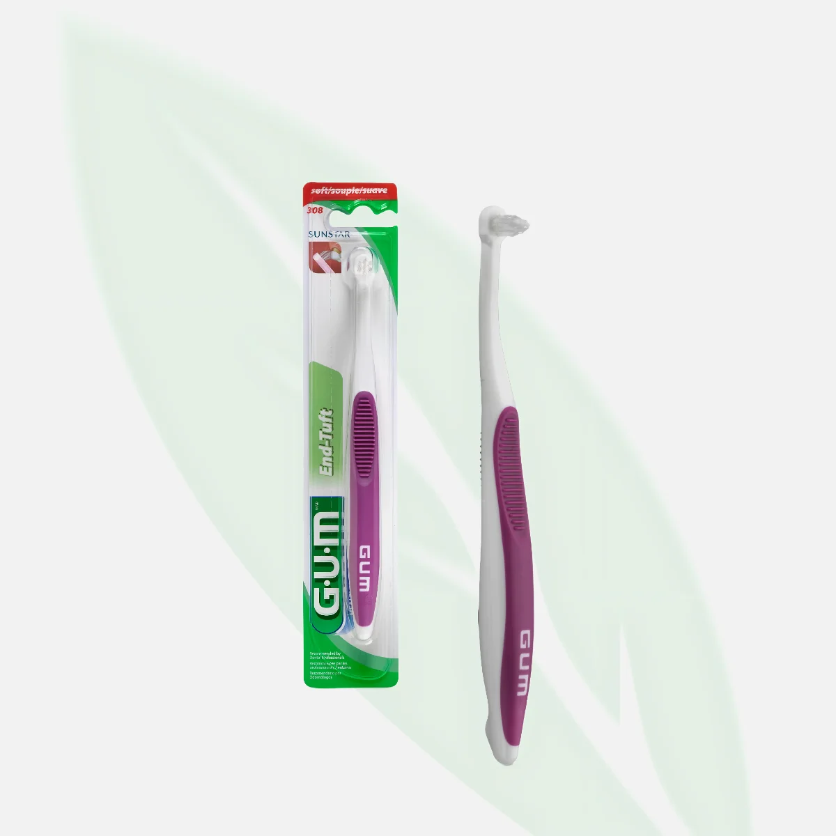 G.U.M End-Tuft Toothbrush for Hard-to-Reach Areas