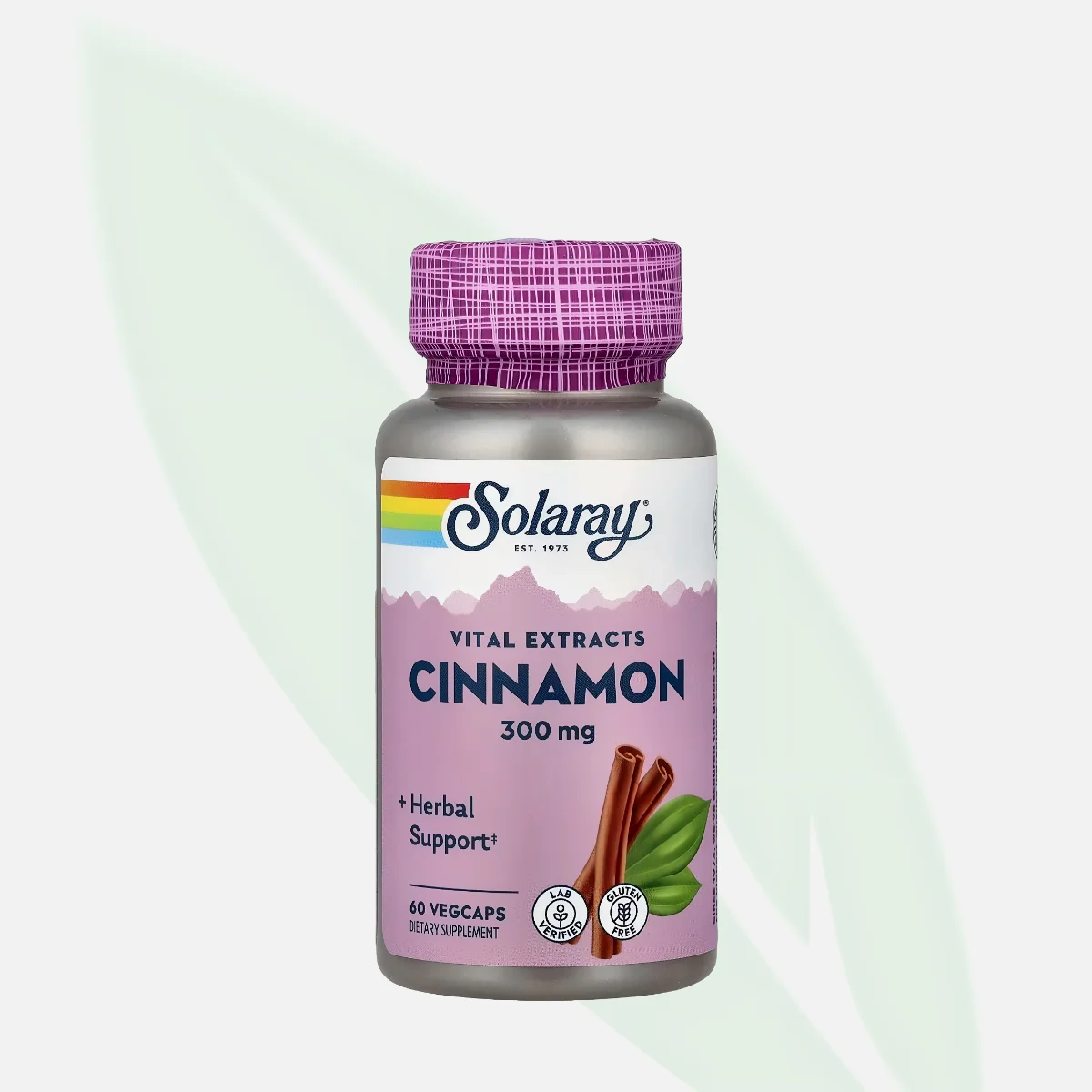 SOLARAY Cinnamon Bark 1000mg 60 VegCaps