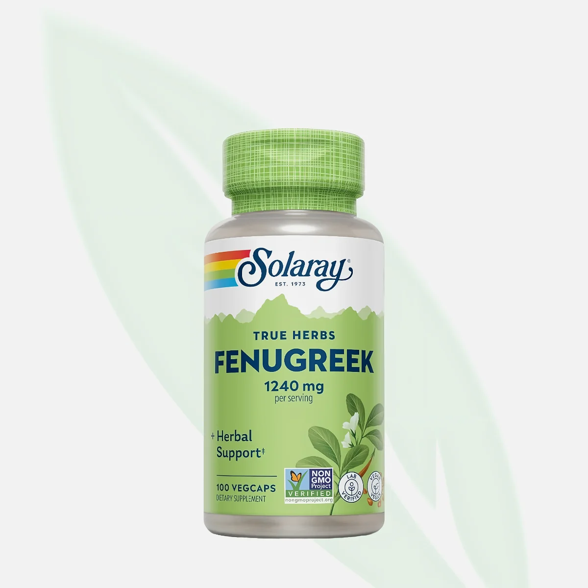 SOLARAY Fenugreek Seed 1240mg 100 VegCaps