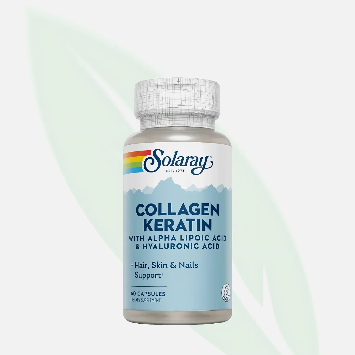 SOLARAY Collagen Keratin Type I, II & III 60 Capsules