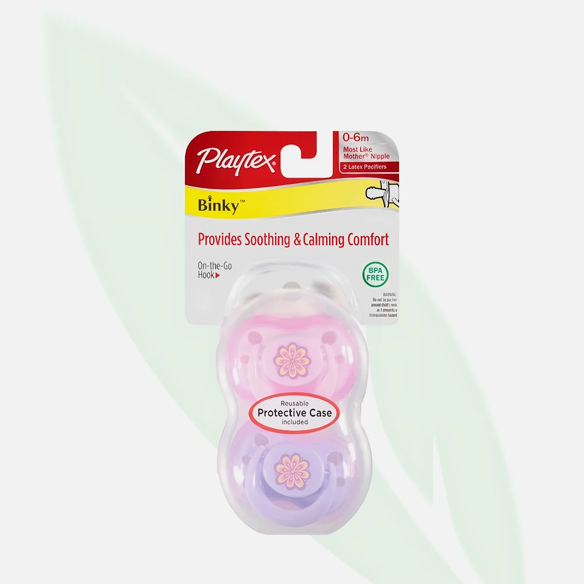 PLAYTEX Binky Orthodontic Pacifier 0-6 Months