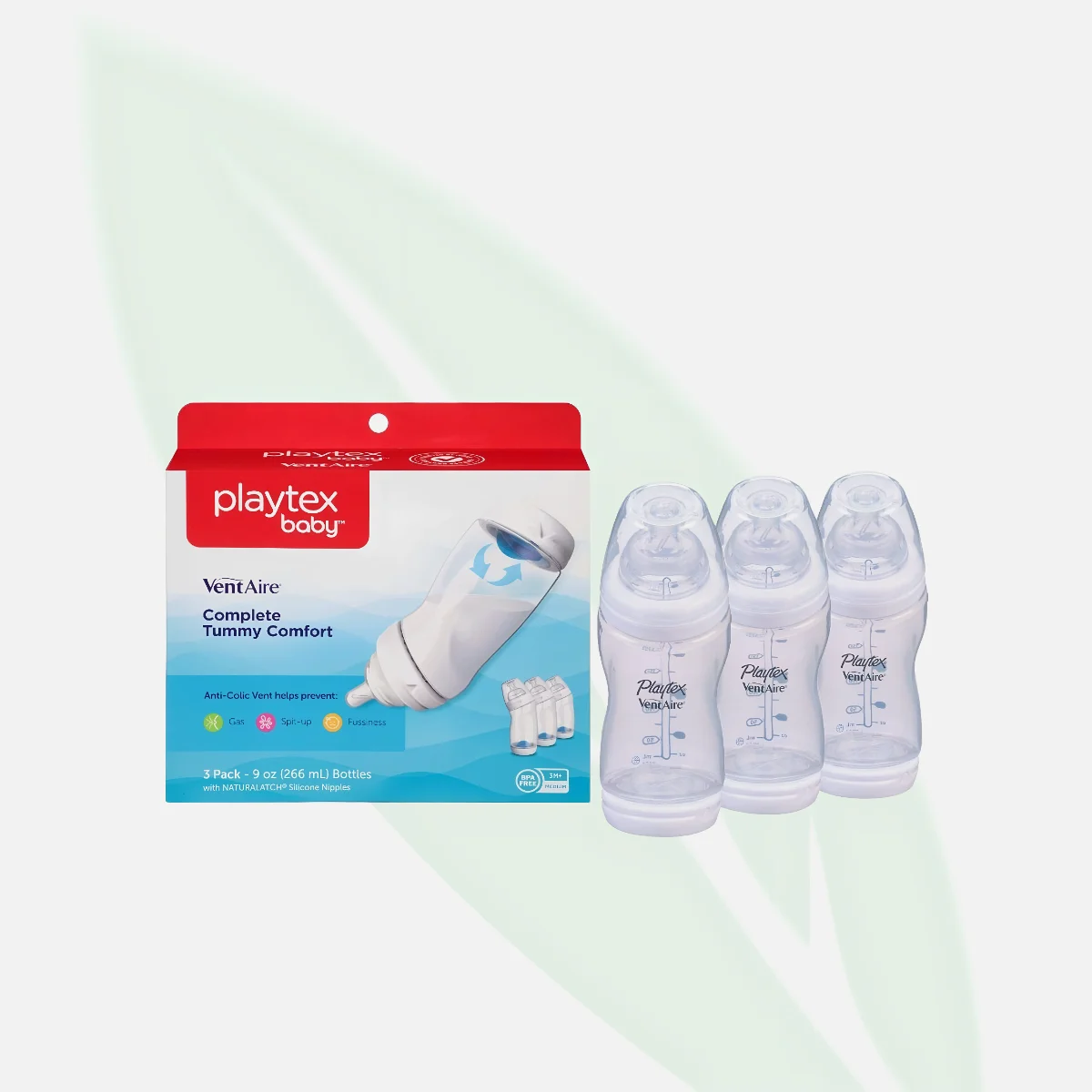 PLAYTEX VentAire Advanced Anti-Colic Bottle 266ml 3-Pack