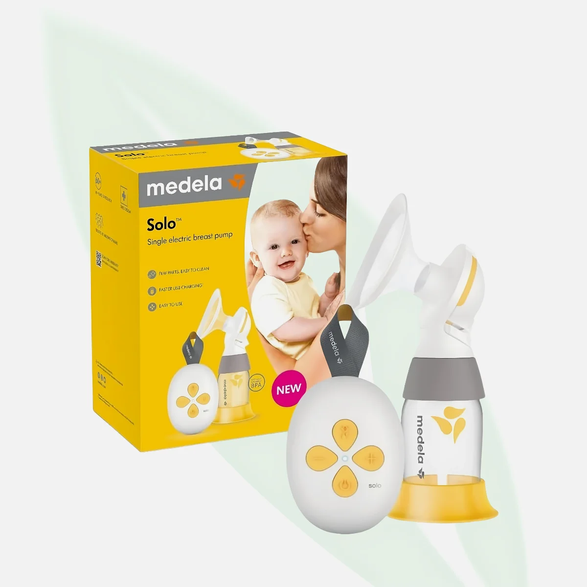 MEDELA Solo شفّاطة حليب كهربائية أحادية بتقنية ثنائية المراحل