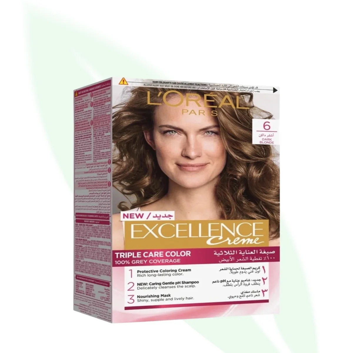 L'OREAL Excellence Crème Permanent Hair Color Shade 6 Light Brown
