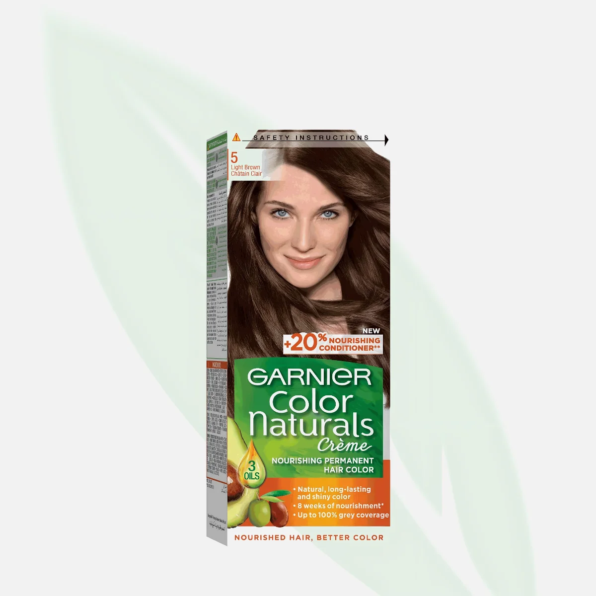 GARNIER Color Naturals Permanent Hair Color Light Brown 5