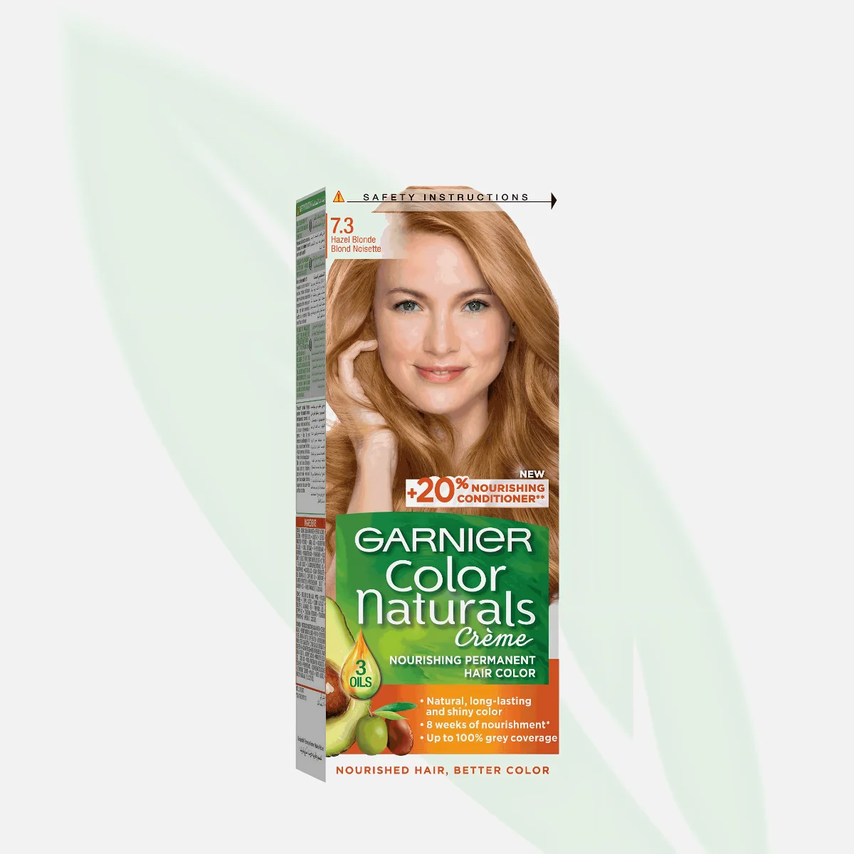 GARNIER Color Naturals Permanent Hair Color 7.3 Hazel Blonde