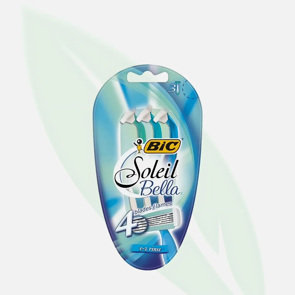 BIC Soleil Bella 3-Blade Disposable Razor for Women 3-Pack BIC Soleil Bella 3-Blade Disposable Razor for Women 3-Pack