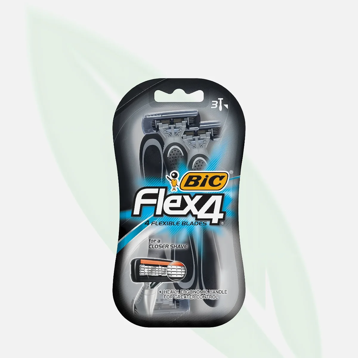 BIC Flex4 4-Blade Disposable Razor for Men Sensitive Skin 3-Pack BIC Flex4 4-Blade Disposable Razor for Men Sensitive Skin 3-Pack