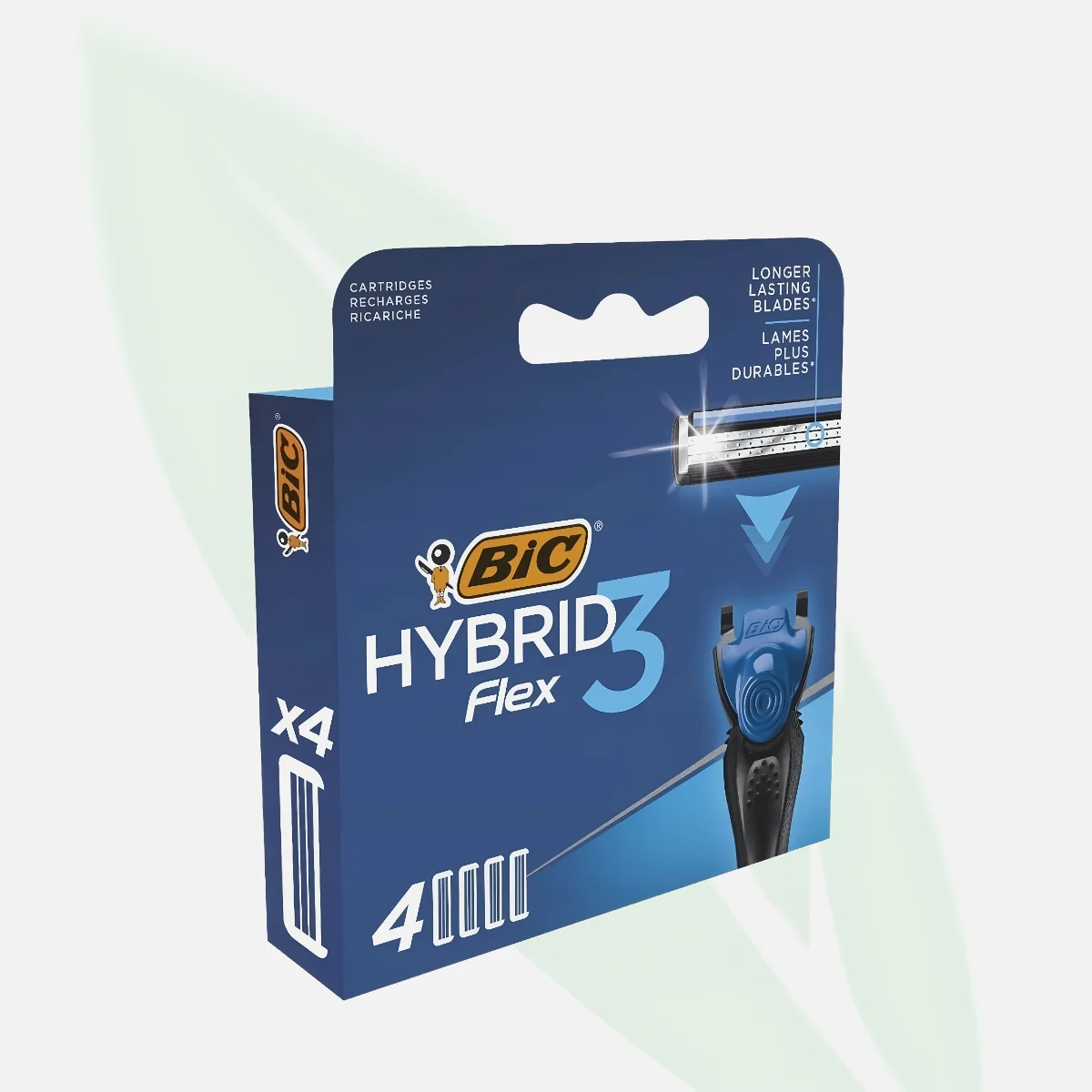 BIC Hybrid3 Flex Men’s Refillable Razor 1 Handle + Cartridges BIC Hybrid3 Flex Men’s Refillable Razor 1 Handle + Cartridges