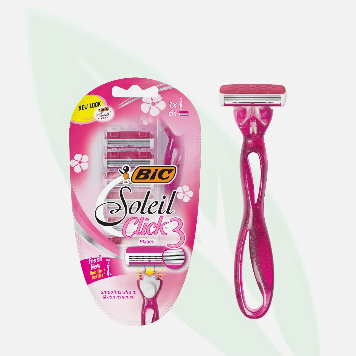 BIC Click Soleil 3 Women’s Refillable Razor 4+1 BIC Click Soleil 3 Women’s Refillable Razor 4+1