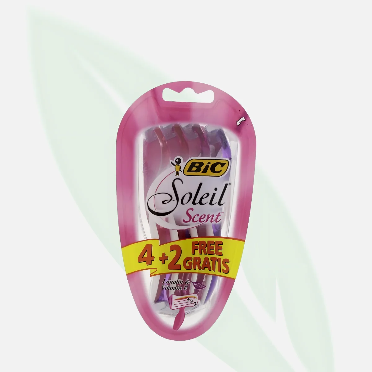 BIC Lady Soleil Scent Women’s 3-Blade Disposable Razors 4+2 Free BIC Lady Soleil Scent Women’s 3-Blade Disposable Razors 4+2 Free