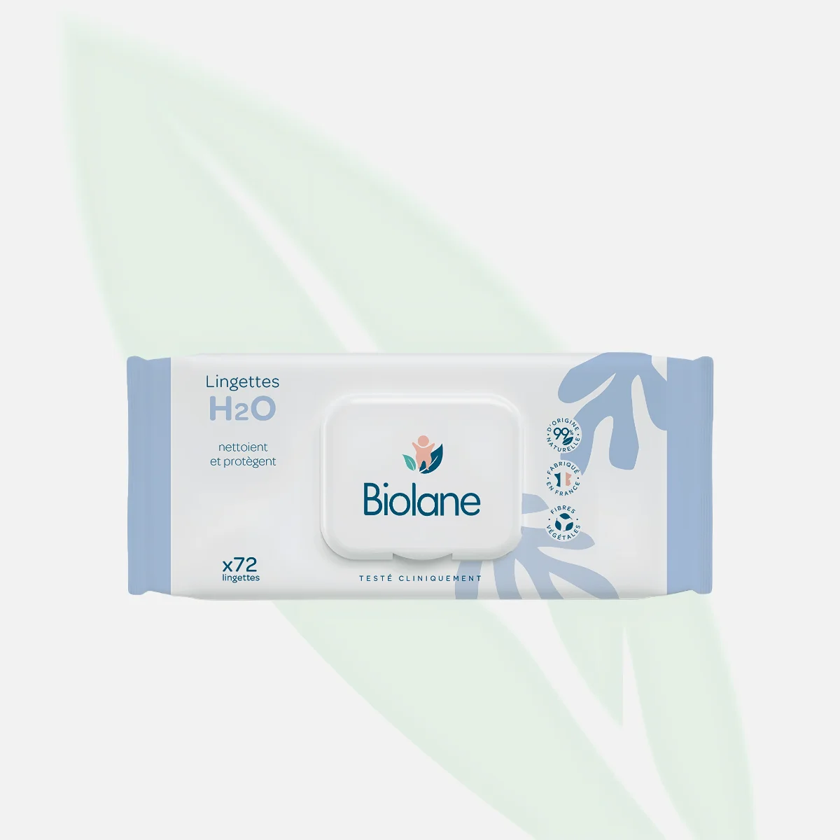 BIOLANE H2O Thick Baby Wipes 72 Wipes BIOLANE H2O Thick Baby Wipes 72 Wipes