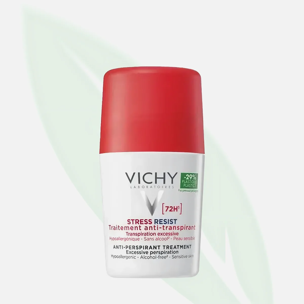 VICHY Treatment Deodorant Anti-Perspirant Intense 48H Roll-On (Red)