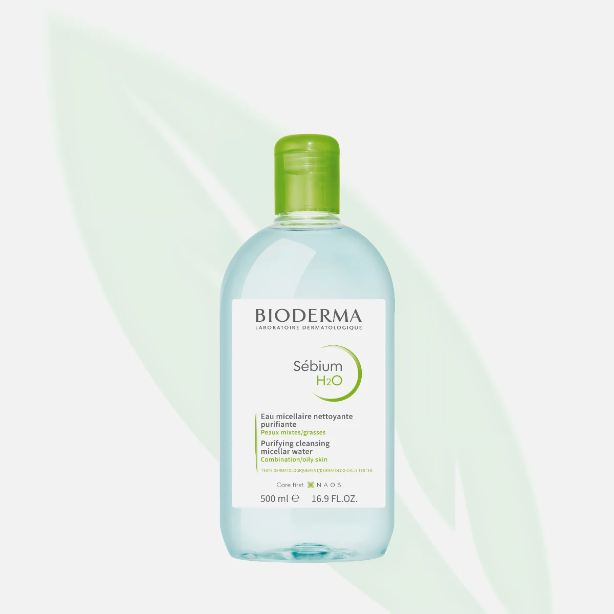BIODERMA سيبيوم H2O ماء ميسيلي منقٍّ للبشرة الدهنية 500 مل