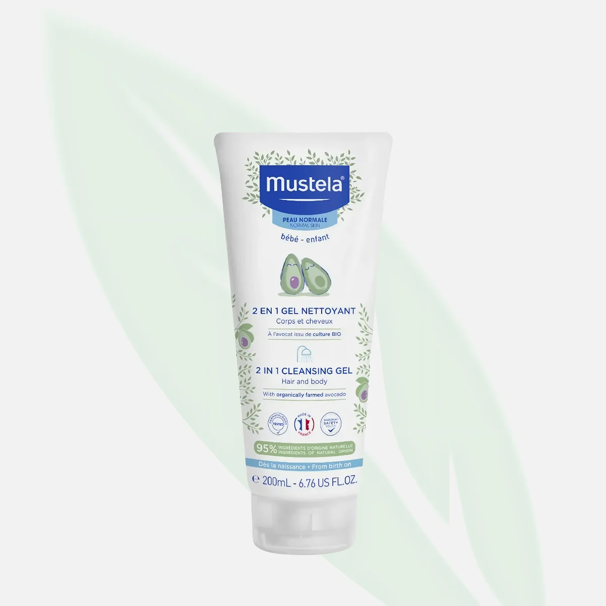 MUSTELA 2 In 1 Cleansing Gel Hair & Body 200ml