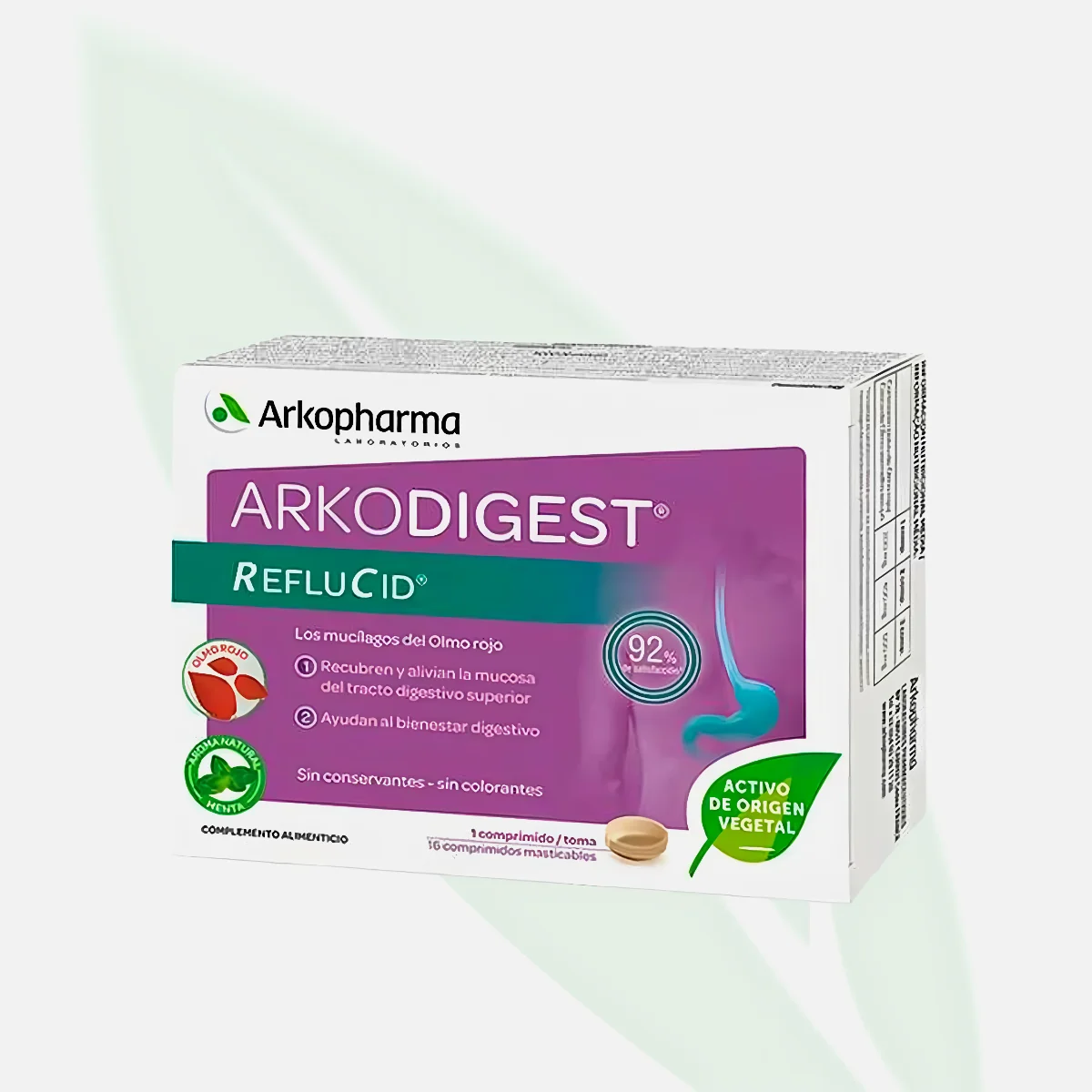 ARKOPHARMA أركوديجست نوريفلكس لتخفيف الحموضة 16 قرص مضغ