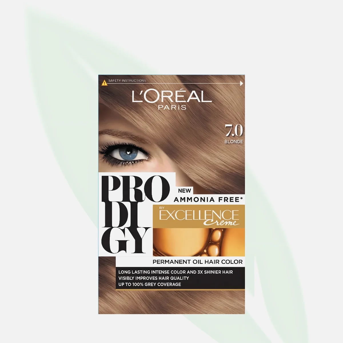 L'OREAL Prodigy Ammonia-Free Hair Color 7.0 Natural Dark Blonde