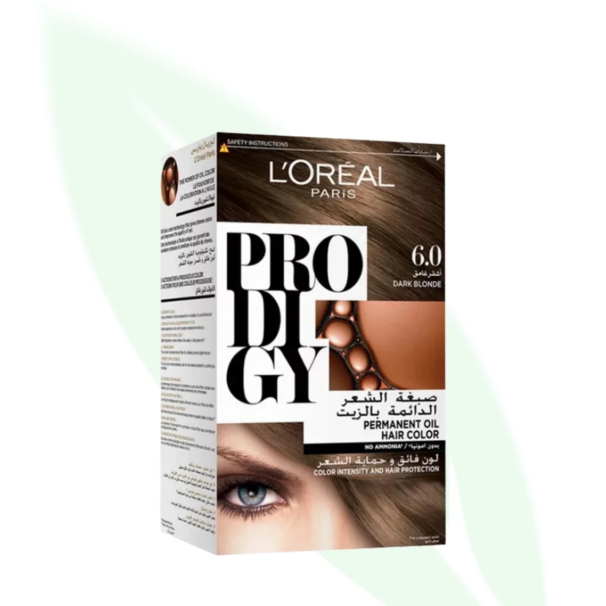 L'OREAL Prodigy Ammonia-Free Hair Color 6.0 Lightest Brown