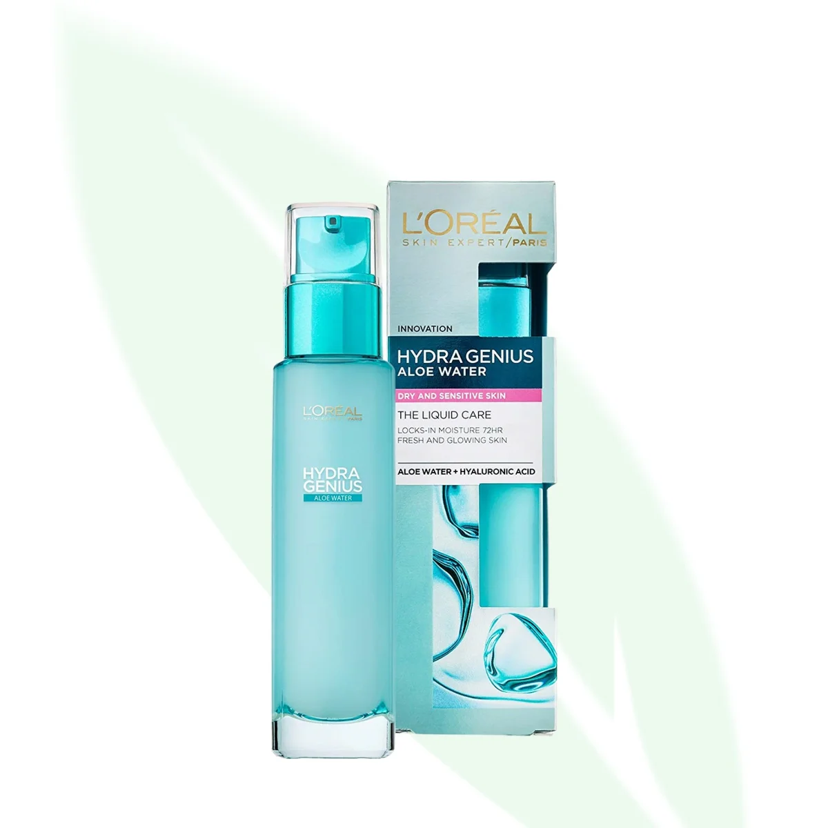 L'OREAL Hydra Genius Aloe Water Liquid Moisturizer Dry to Sensitive Skin 70ml