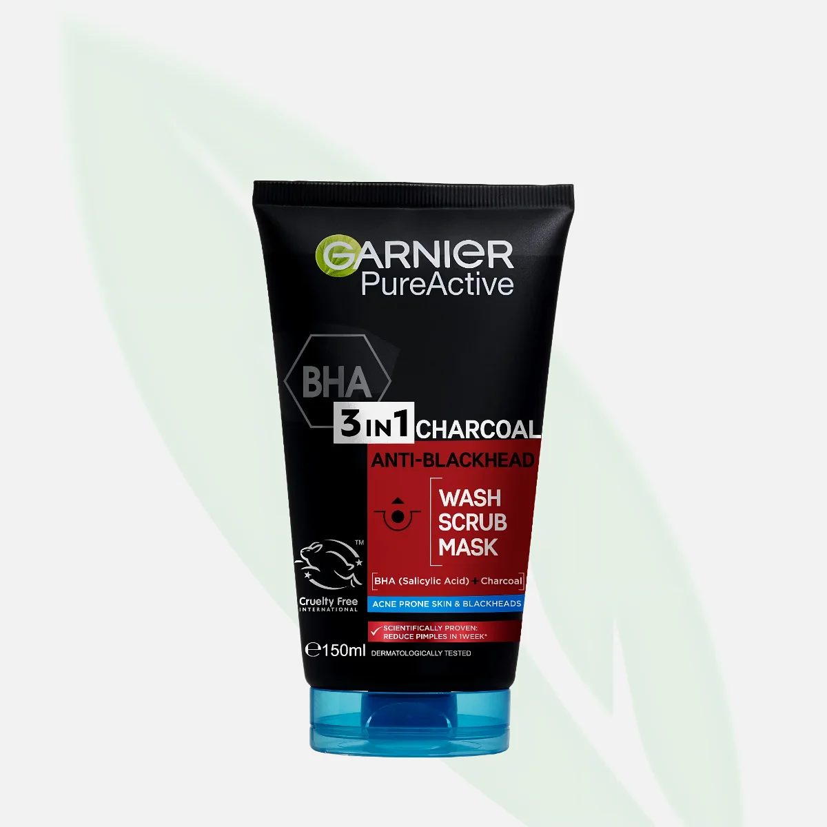GARNIER SkinActive PureActive 3in1 Charcoal Clay Mask