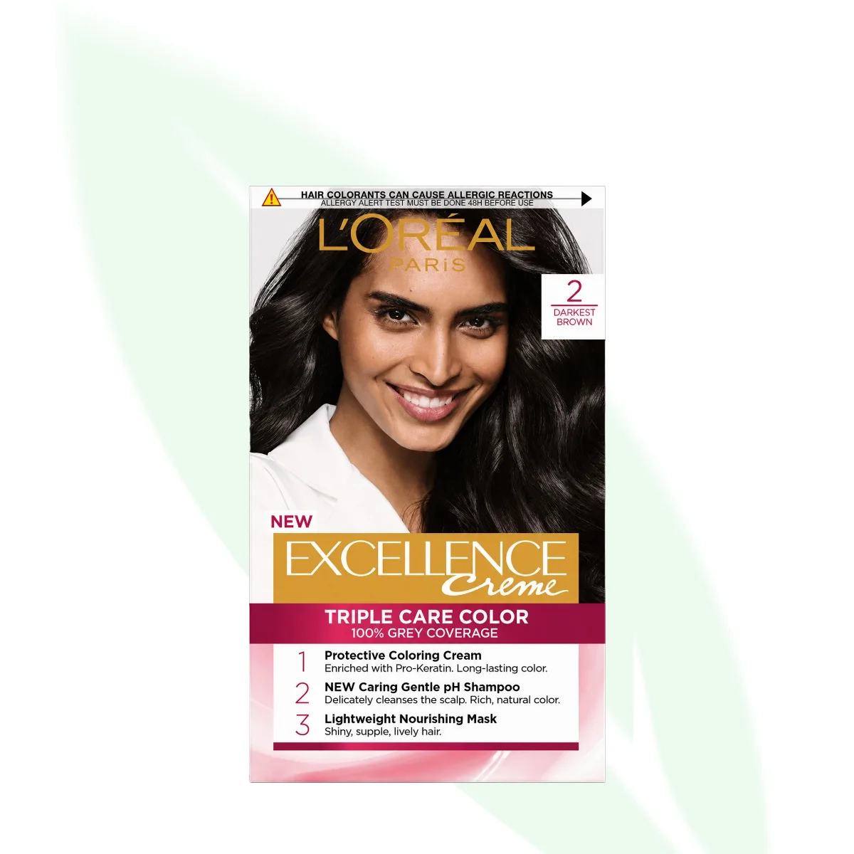 L’OREAL Excellence Creme Permanent Hair Color 2 Dark Brown L’OREAL Excellence Creme Permanent Hair Color 2 Dark Brown