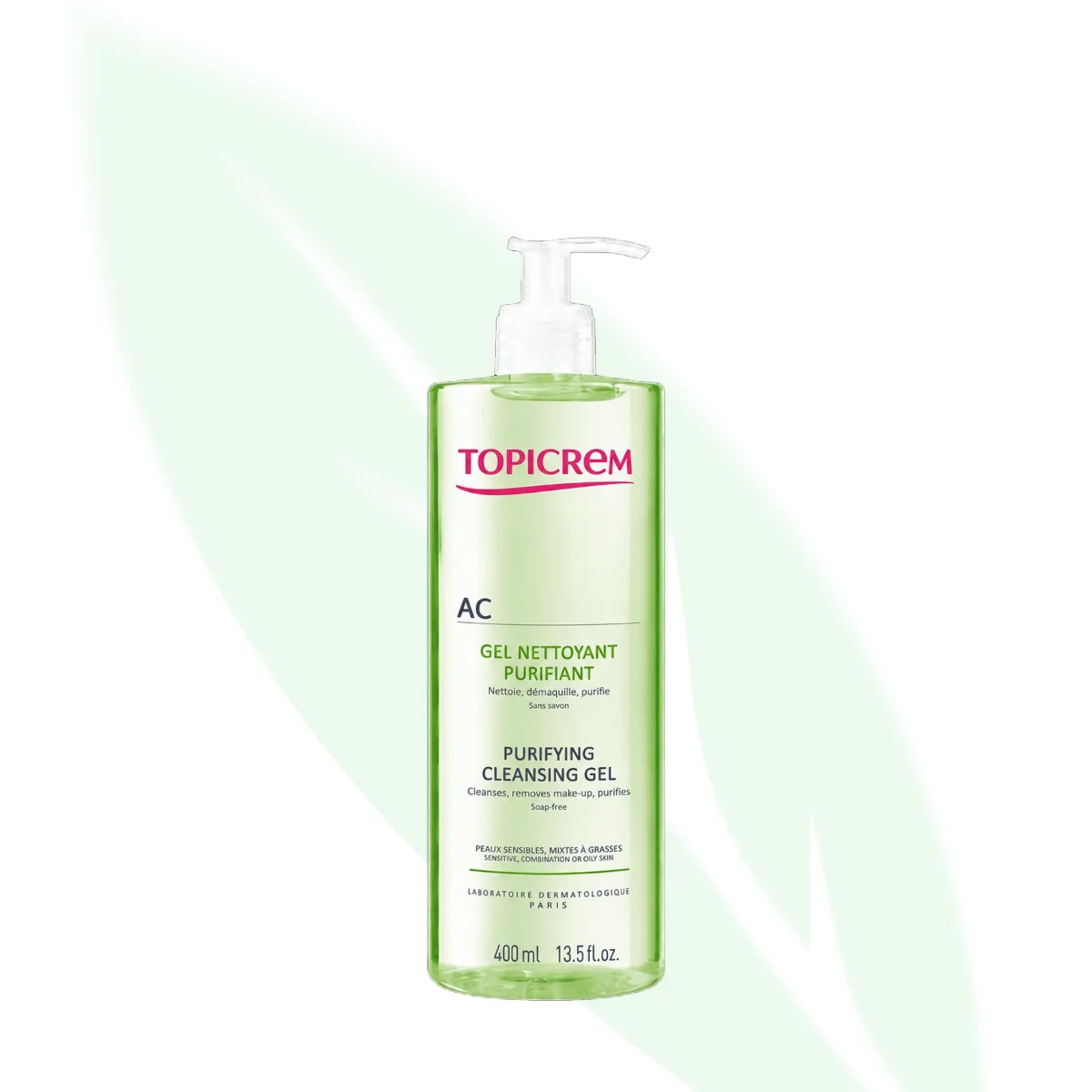 TOPICREM AC Control Purifying Cleansing Gel 400ml