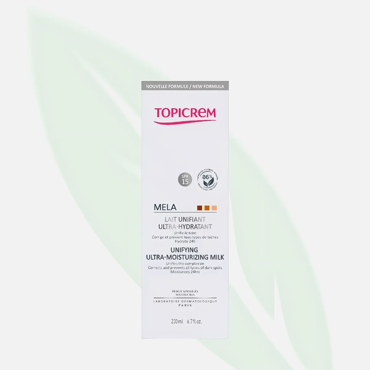 TOPICREM MELA Unifying Ultra-Moisturizing Milk 200ml