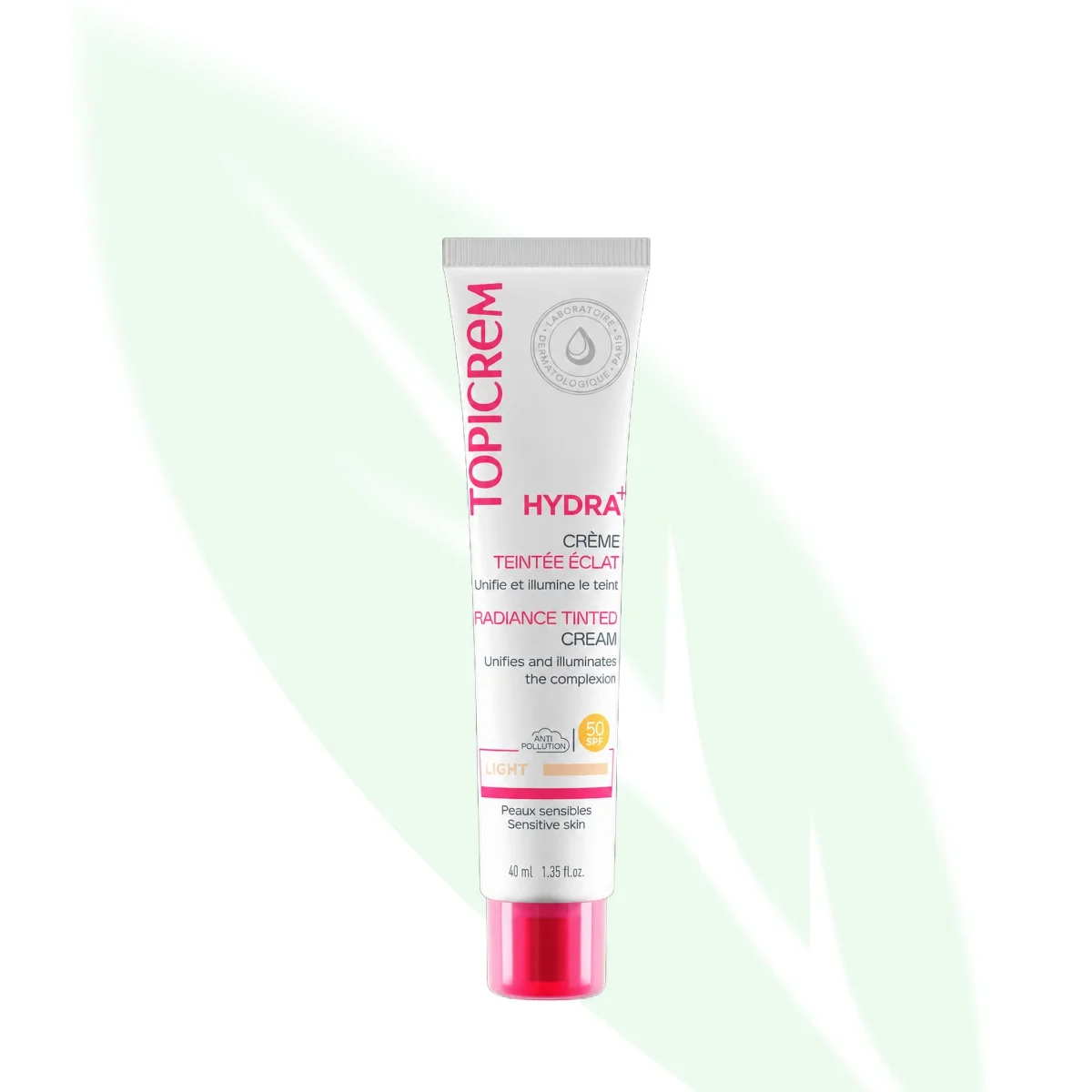 TOPICREM Hydra+ Tinted Radiance Cream SPF50 Light 40ml