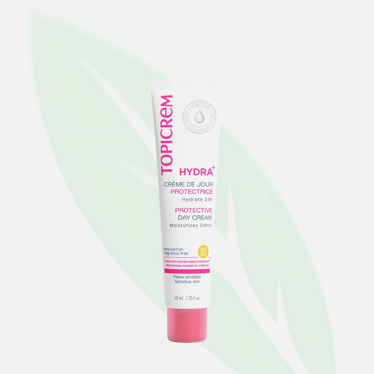 TOPICREM كريم هيدرا+ النهاري الواقي SPF50 PA++++ للوجه 40 مل