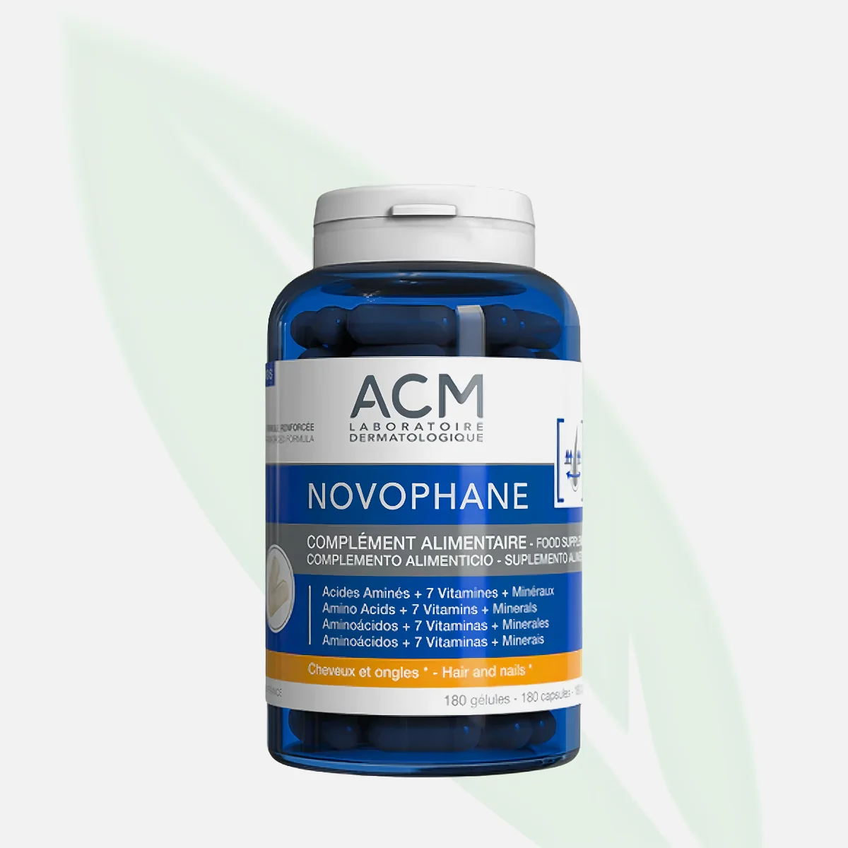 ACM Novophane Hair and Nail Food Supplement Capsules 60 Capsules ACM Novophane Hair and Nail Food Supplement Capsules 60 Capsules