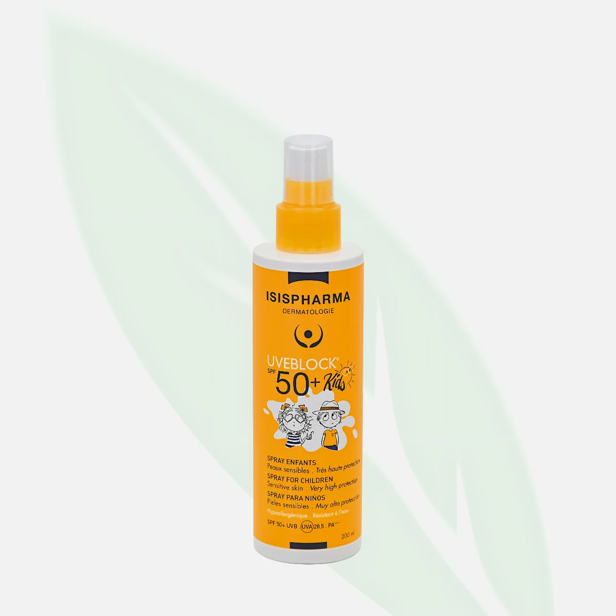 ISISPHARMA UVeblock بخاخ الحماية من الشمس SPF 50+ للأطفال 200 مل