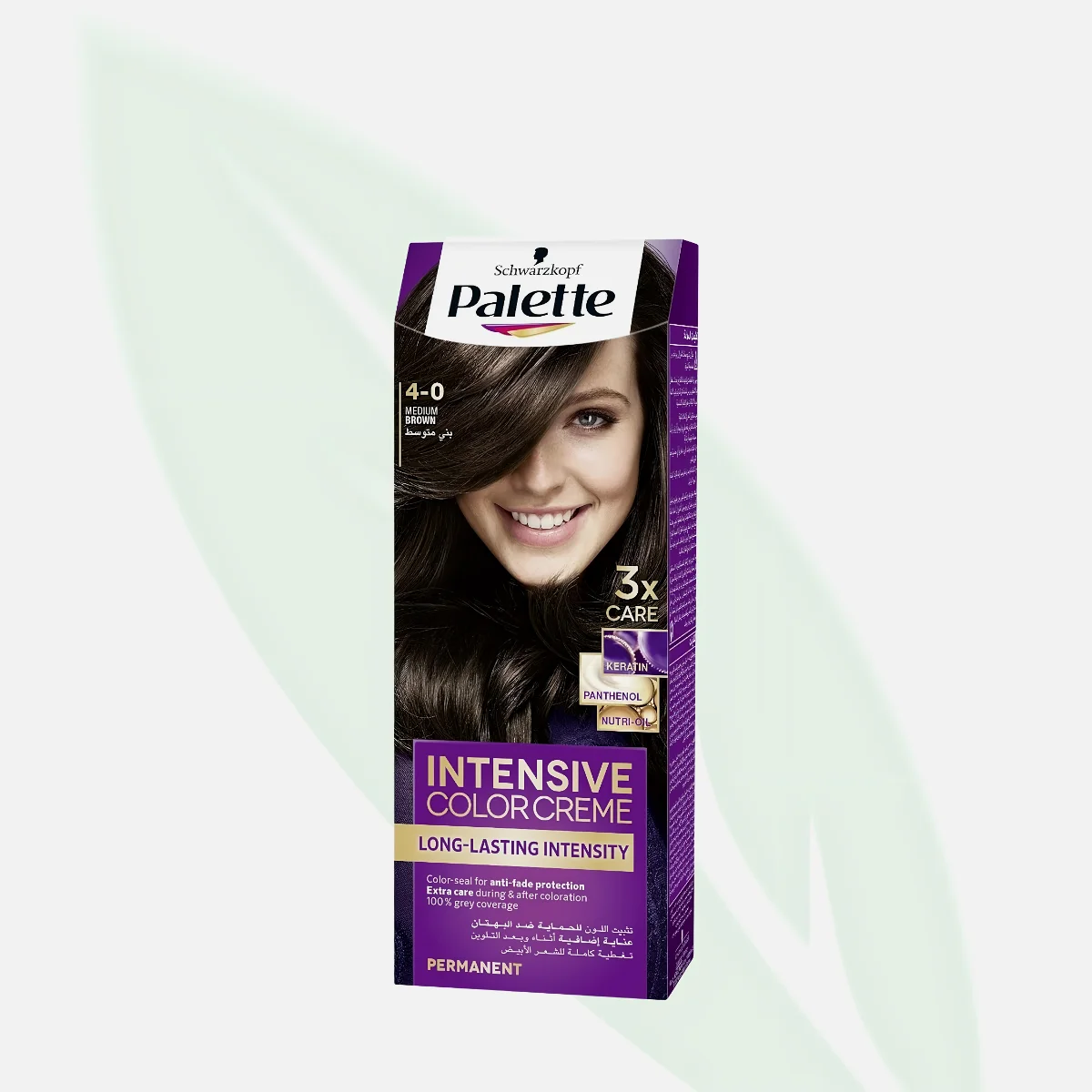 SCHWARZKOPF Palette Intensive Color Cream 4-0 Medium Brown 100ml