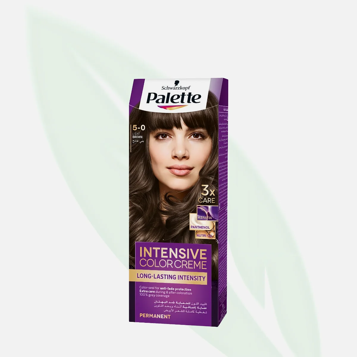 SCHWARZKOPF Palette Intensive Color Cream 5-0 Light Brown 110ml