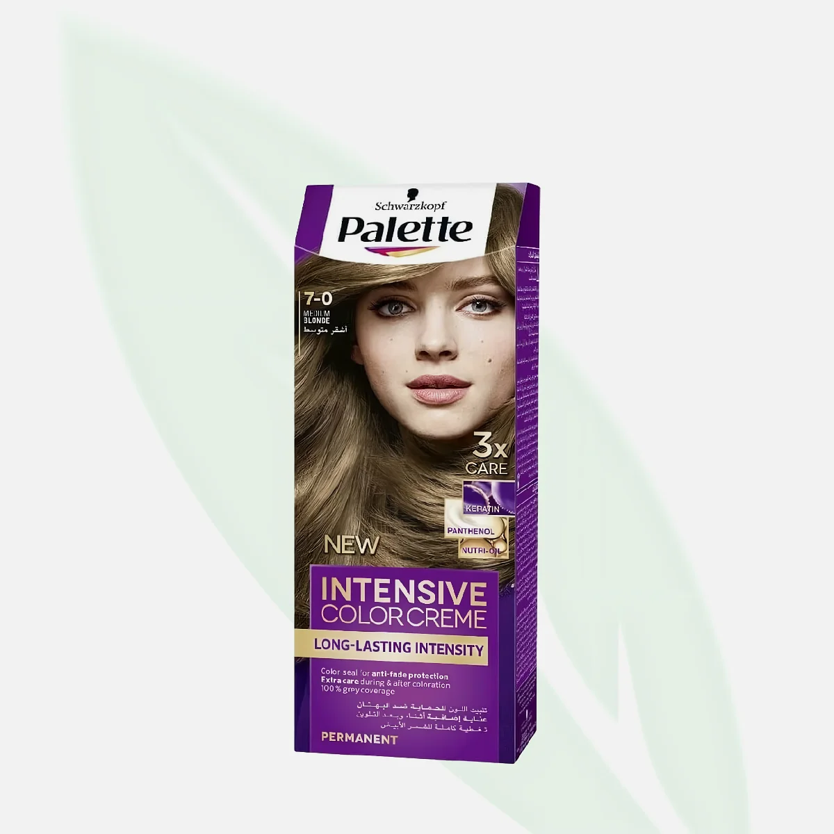 SCHWARZKOPF Palette Intensive Color Cream 7-0 Medium Blonde 110ml