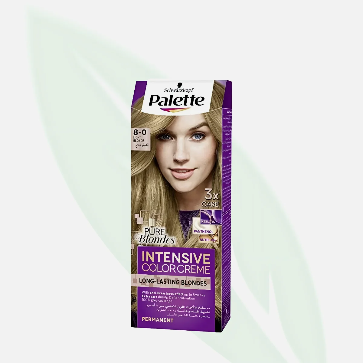 SCHWARZKOPF Palette Intensive Color Cream 8-0 Light Blonde 110ml