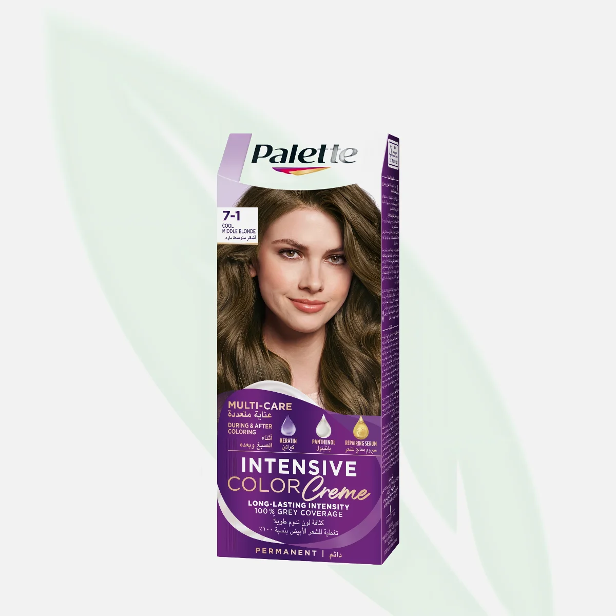 PALETTE Intensive Color Cream Medium Ash Blonde 7-1