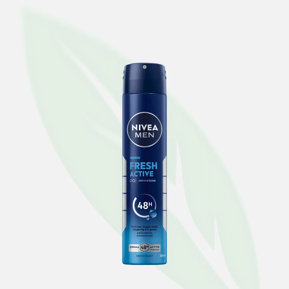 NIVEA Men بخاخ مزيل عرق فريش أكتيف حماية 48 ساعة للرجال 200 مل