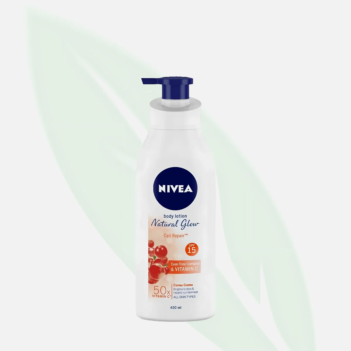 NIVEA Natural Glow Body Lotion SPF 15 400ml