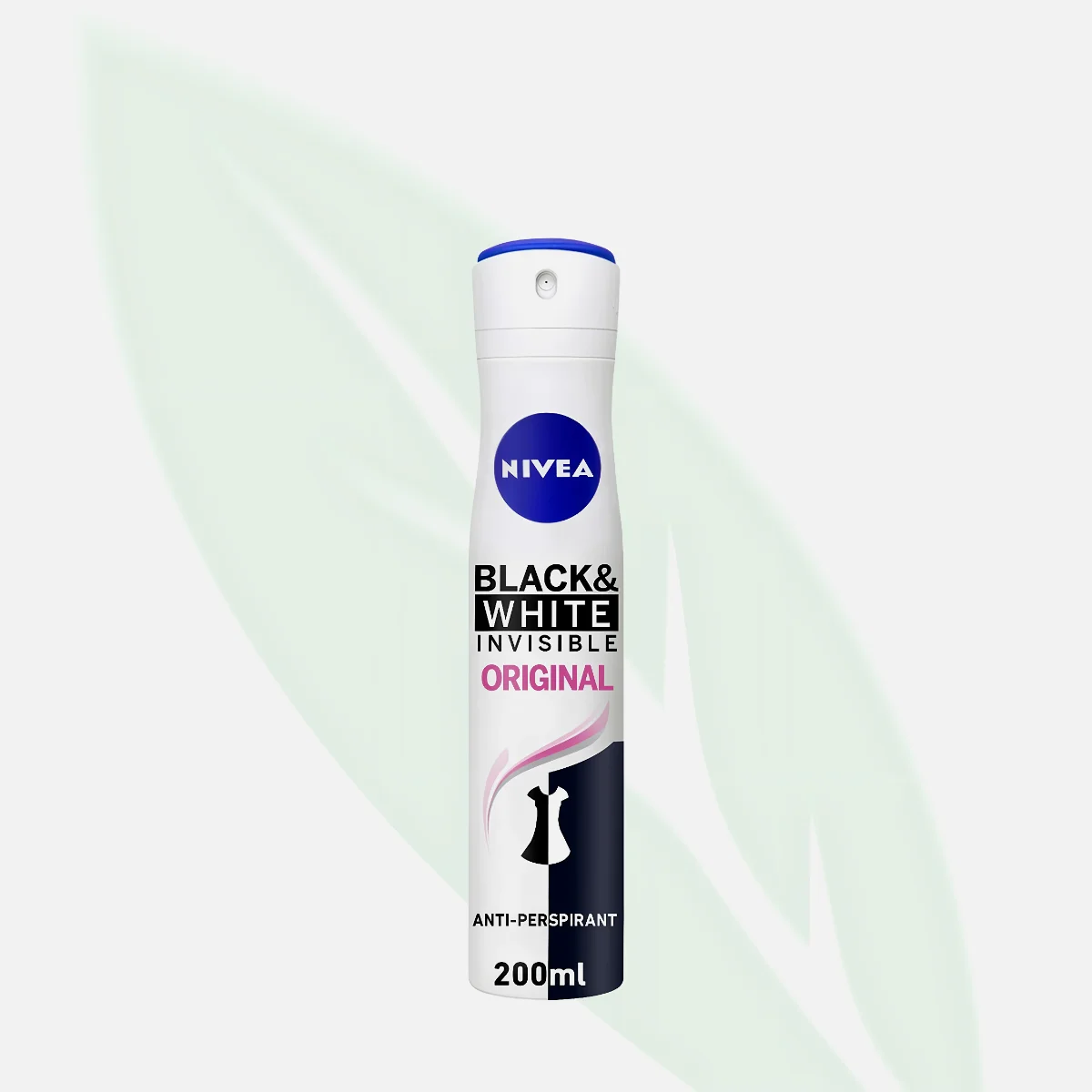 NIVEA مزيل عرق بخّاخ للملابس السوداء والبيضاء حماية 48 ساعة 200 مل