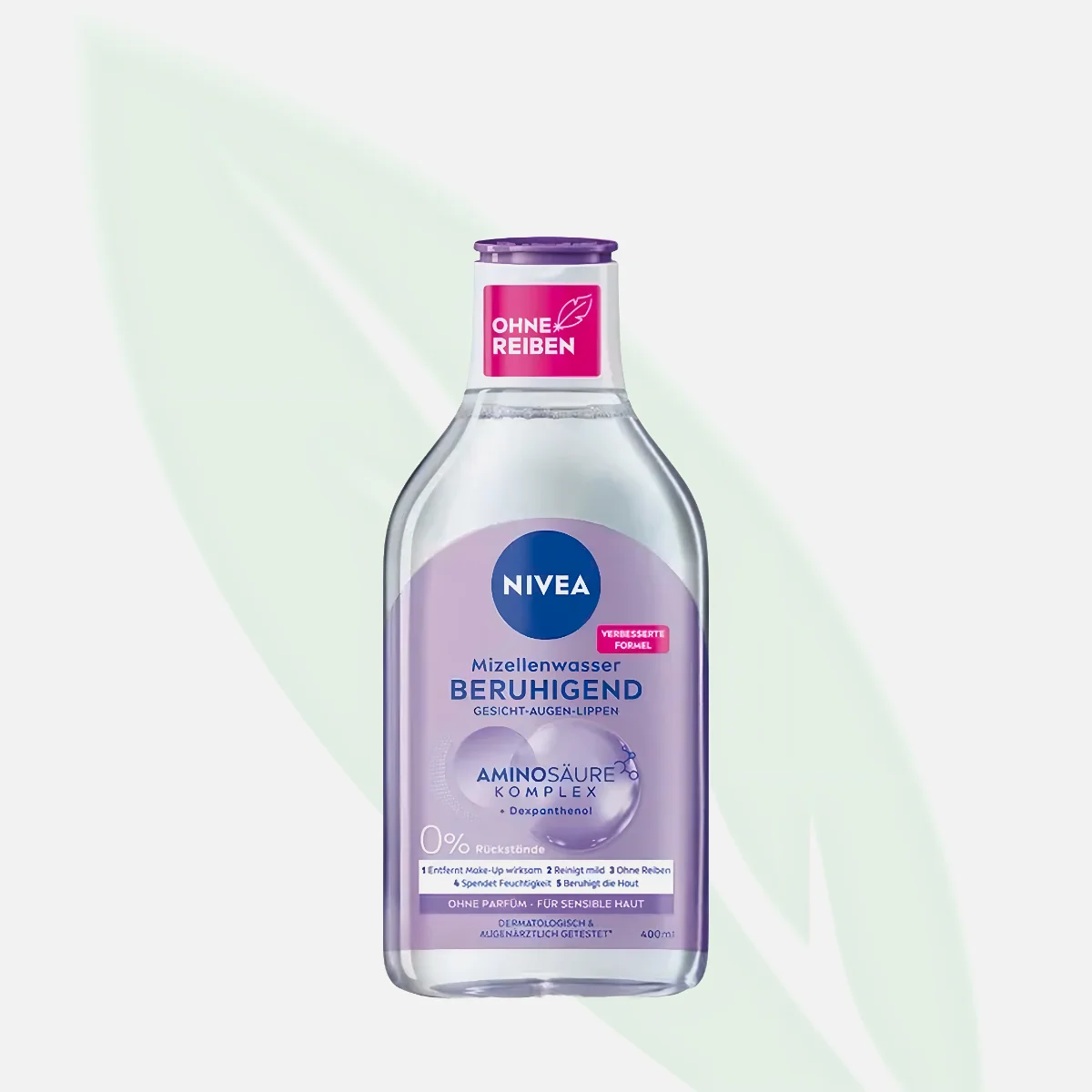 NIVEA ماء ميسيلار ملطّف للبشرة الحساسة خالٍ من العطر 400 مل