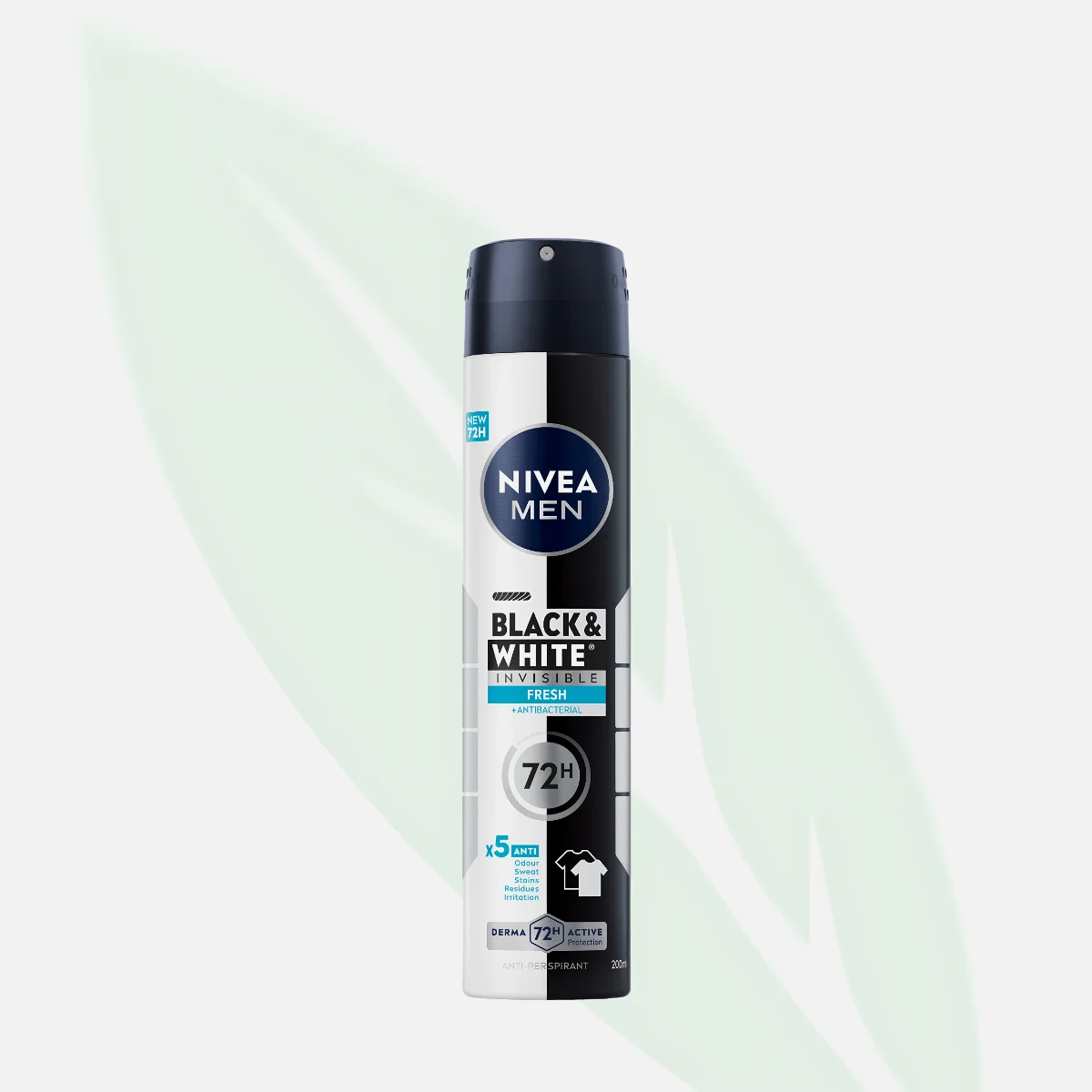 NIVEA Black & White Invisible Fresh + Antibacterial Spray 200ml