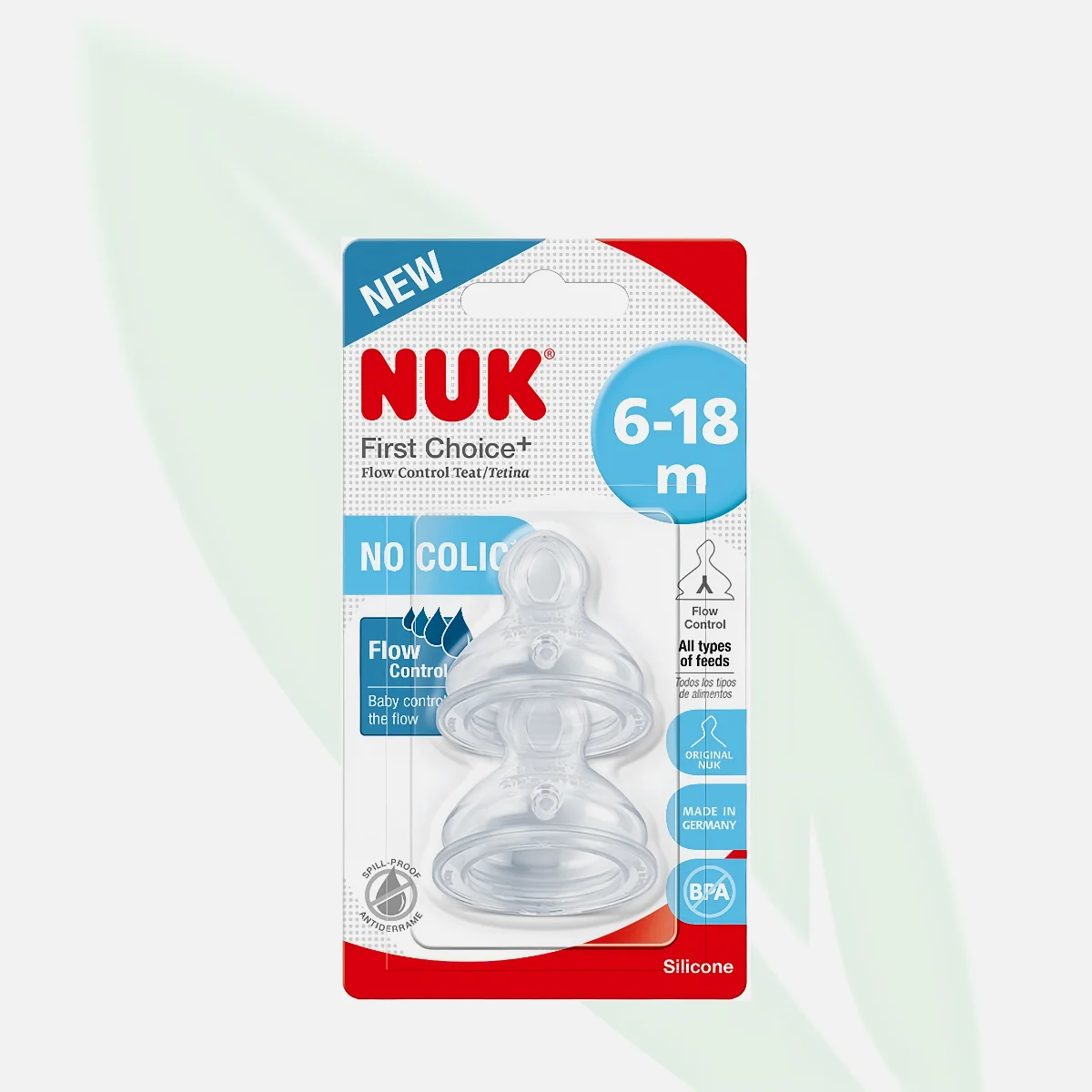NUK First Choice Silicone Teat Size 2
