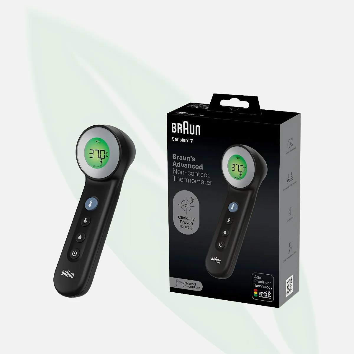 BRAUN No Touch + Touch Thermometer BNT400 BRAUN No Touch + Touch Thermometer BNT400