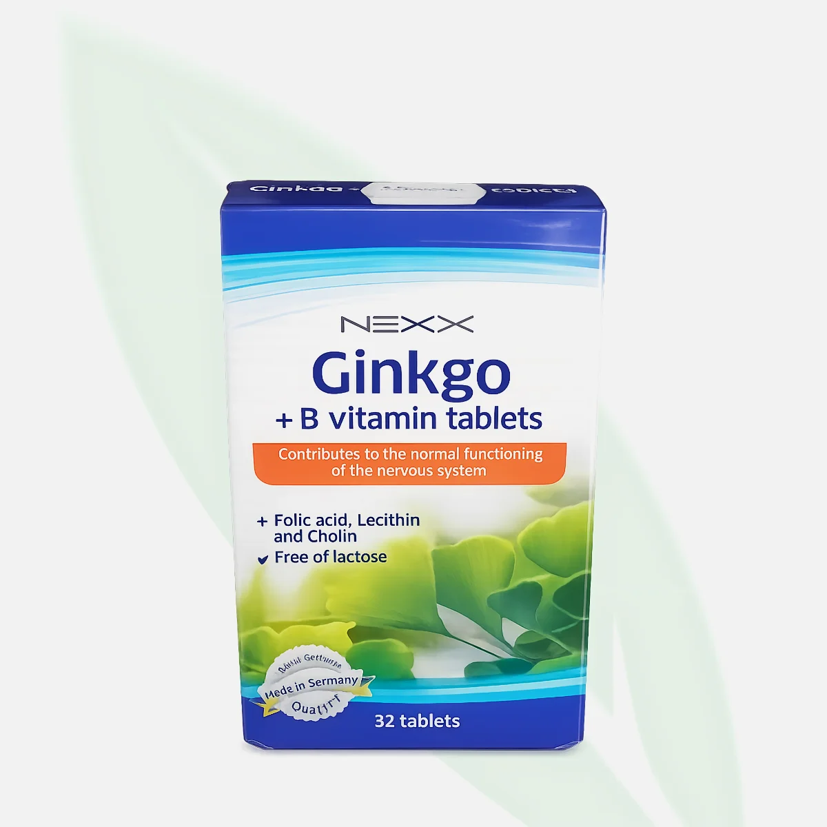 NEXX Ginkgo + B Vitamins 32 Tablets
