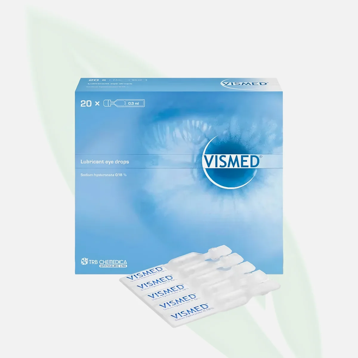 VISMED Lubricant Eye Drops 0.18% (20 x 0.3ml)