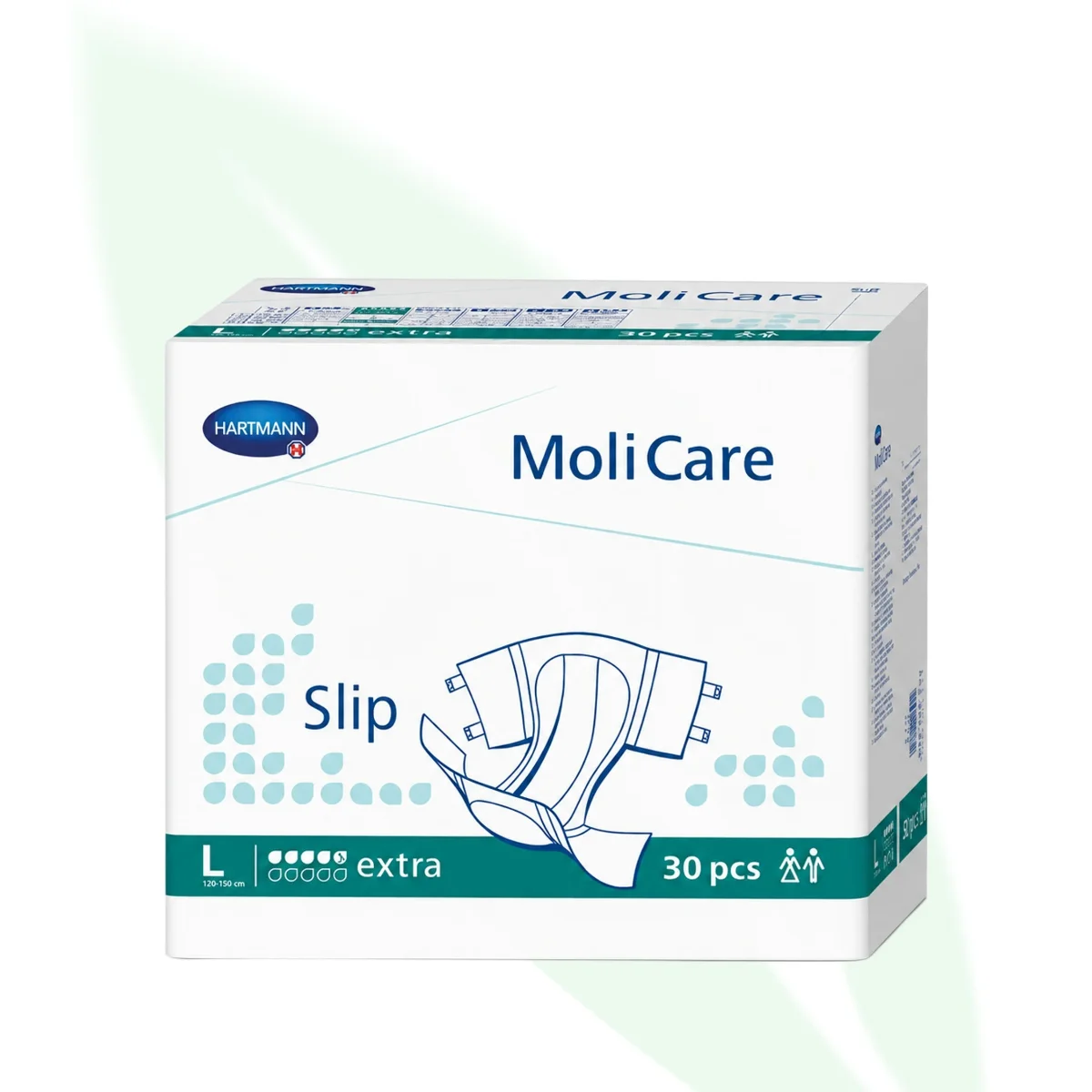 MOLICARE Slip حفاضات البالغين للسلس الشديد مقاس L عبوة 30 حبة