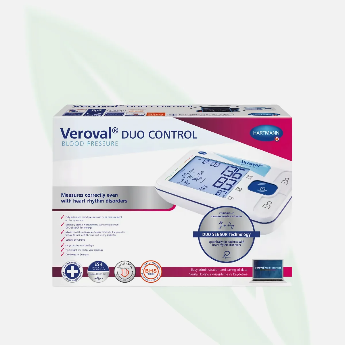 HARTMANN Veroval Duo Control Blood Pressure Monitor Size M HARTMANN Veroval Duo Control Blood Pressure Monitor Size M