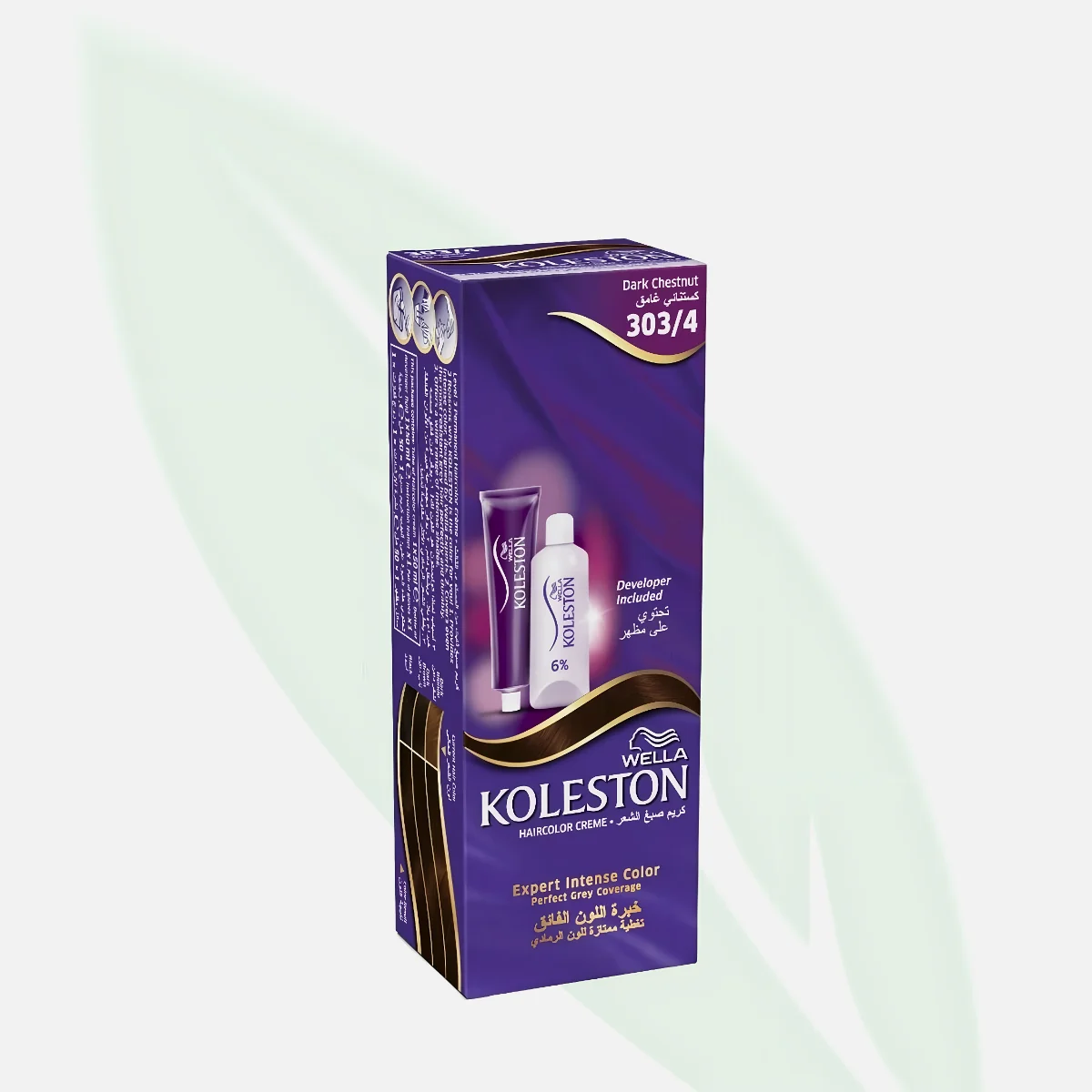 WELLA Koleston صبغة كريمية دائمة 303/4 كستنائي غامق 50 مل